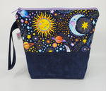 Sun, Moon & Stars - Project Bag - Small