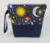 Sun, Moon & Stars - Project Bag - Small