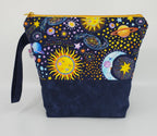 Sun, Moon & Stars - Project Bag - Small - CHAOS Fiber Co