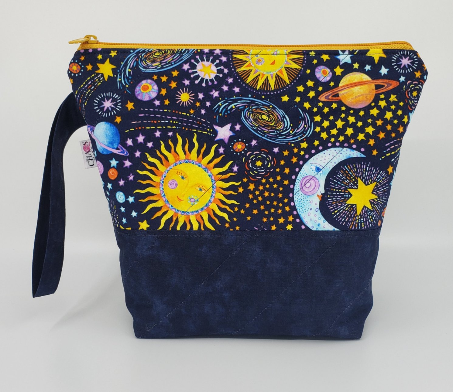 Sun, Moon & Stars - Project Bag - Small - CHAOS Fiber Co
