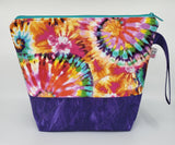 Tie Dye - Purple - Project Bag - Medium