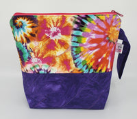 Tie Dye - Purple - Project Bag - Small