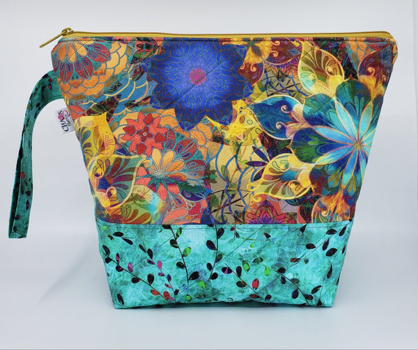 Ivy & Flowers - Project Bag - Medium