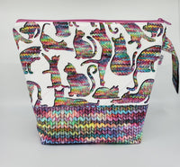 Knit Cats - Project Bag - Medium