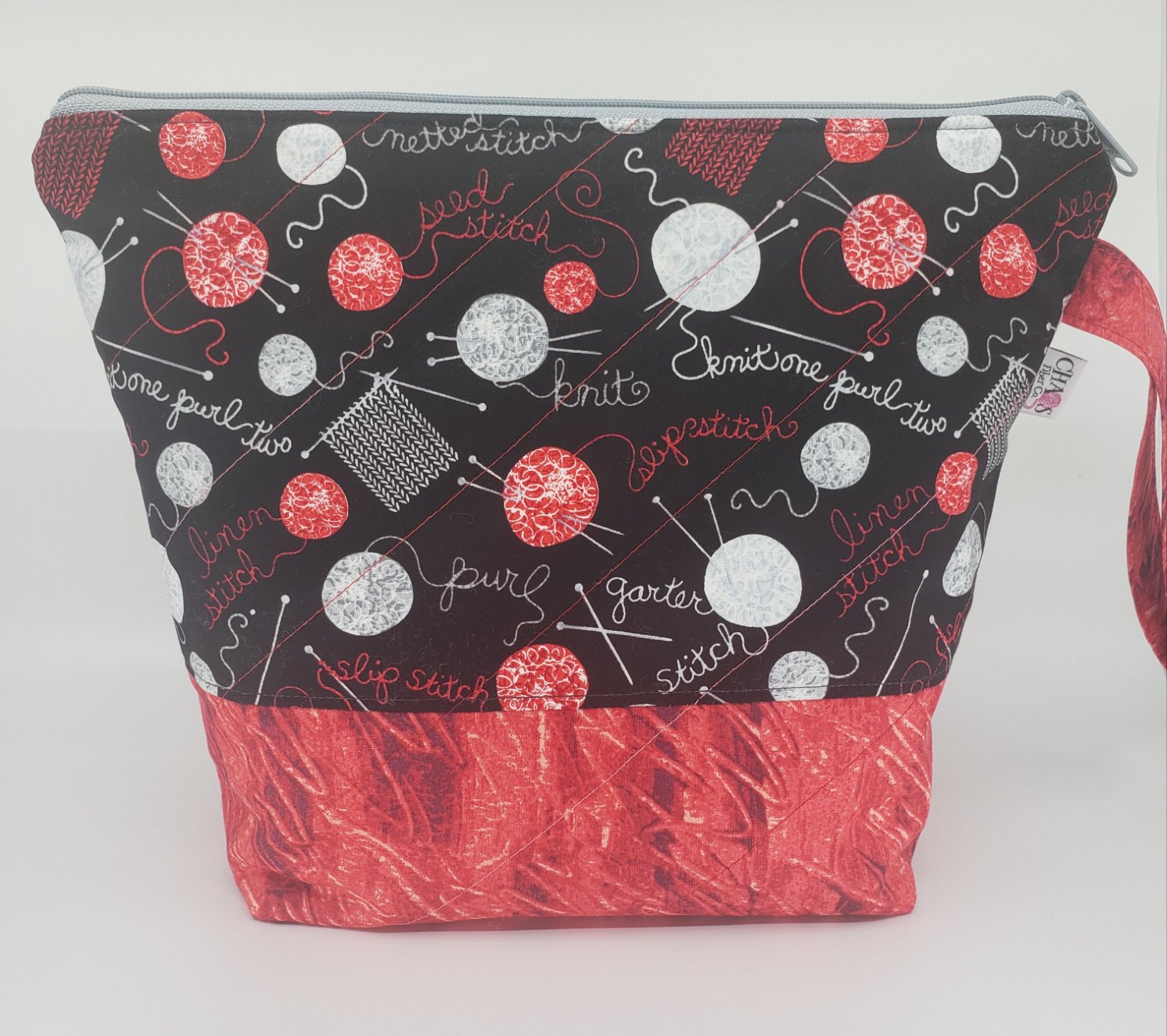 Knit Stitches - Project Bag - Medium