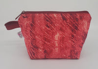 Knit Stitches Red - Notions Bag