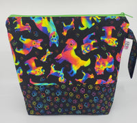Rainbow Dogs - Project Bag - Medium