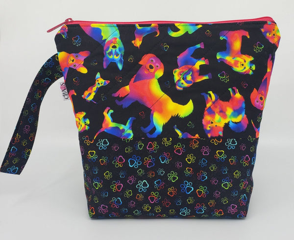 Rainbow Dogs - Project Bag - Small
