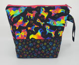Rainbow Dogs - Project Bag - Small