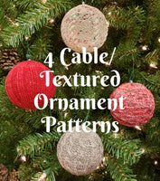 Chaos Ornament Sleeves - Cables/Textured - Knit