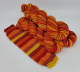 6 Sunset - Self-Striping - MS Sock 100