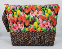 Basket of Tulips - Project Bag - Medium - Crafting My Chaos