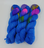 Blue Party - MS Sock 100 - CHAOS Fiber Co