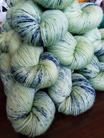 Blueberry Explosion - Speckle - MS Sock 100 - Crafting My Chaos