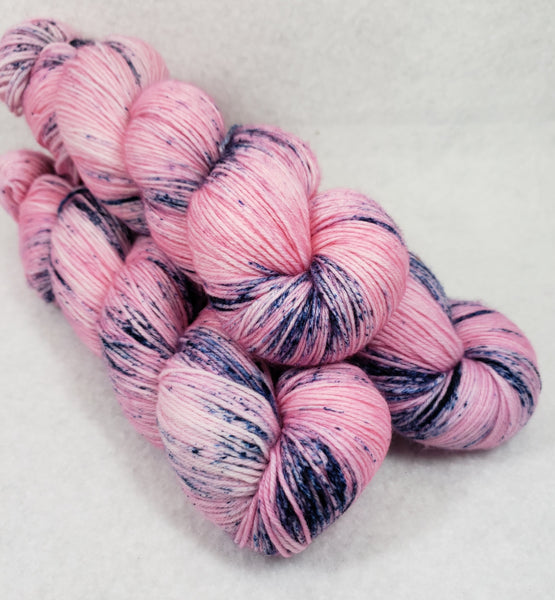 Blueberry Splash - Speckle - MS Sock 100 - Crafting My Chaos