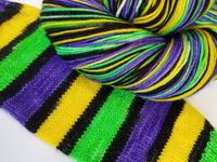 6+ Bourbon Street - Self-Striping - MS Sock 100 - Crafting My Chaos