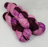 Burgundy Bliss - Speckle - MS Sock 100 - Crafting My Chaos