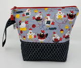 Chickens Knitting - Project Bag - Small