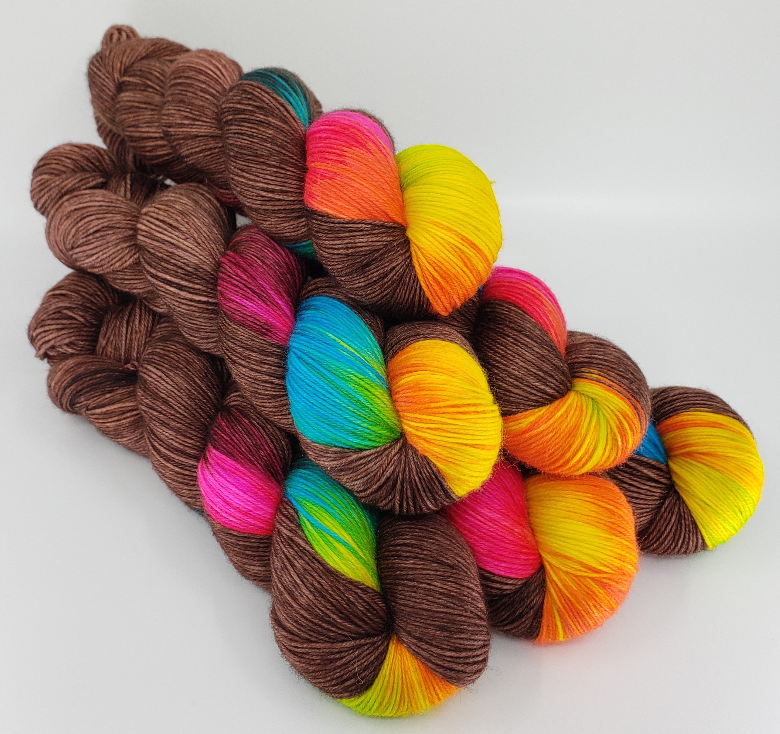 Chocolate Party - MS Sock 100 - CHAOS Fiber Co