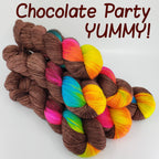 Chocolate Party - MS Sock 100 - CHAOS Fiber Co