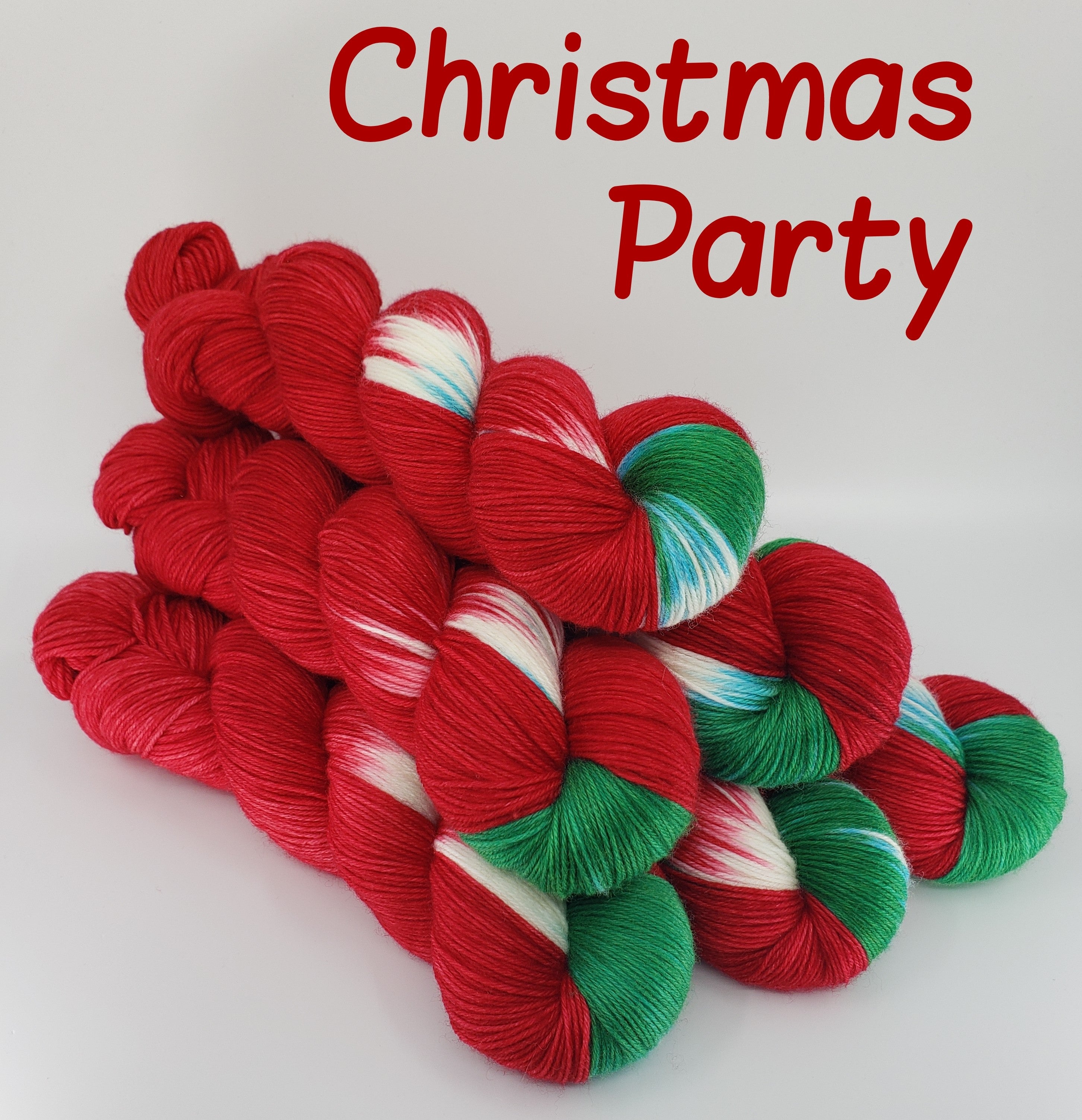 Christmas Party - MS Sock 100 - CHAOS Fiber Co