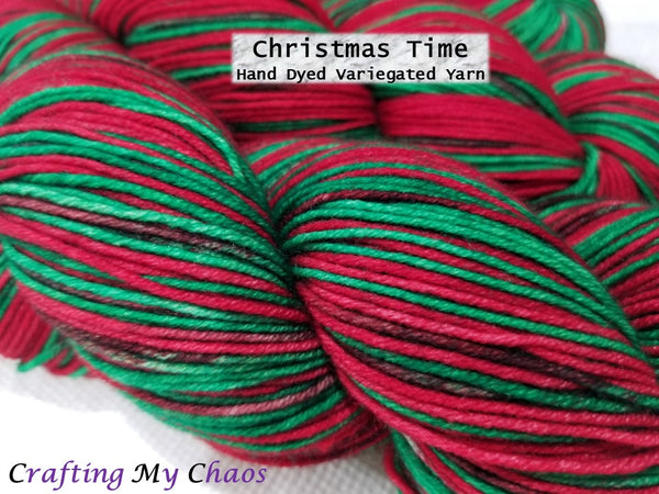 Christmas Time - Variegated Merlin 100 - Crafting My Chaos