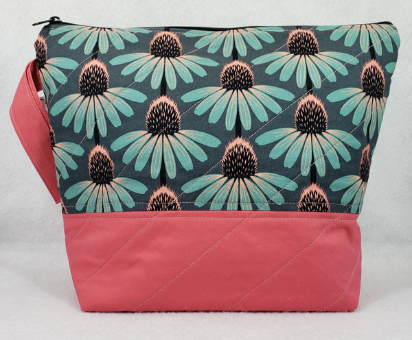 Coneflowers - Project Bag - Medium - Crafting My Chaos