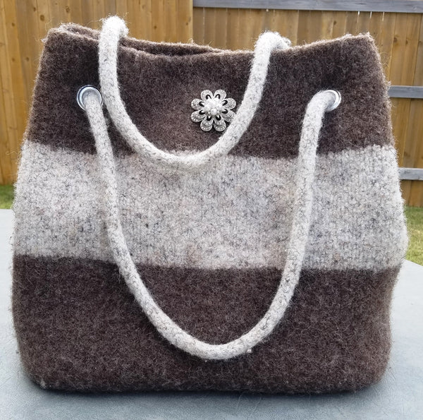 Felted Crochet Bag No. 1 – CLEO'S