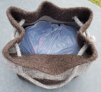 Anywhere I Go Tote - Felted Wool - Knit