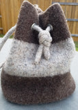 Anywhere I Go Tote - Felted Wool - Knit