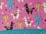 Festive Llamas - Project Bag - Medium