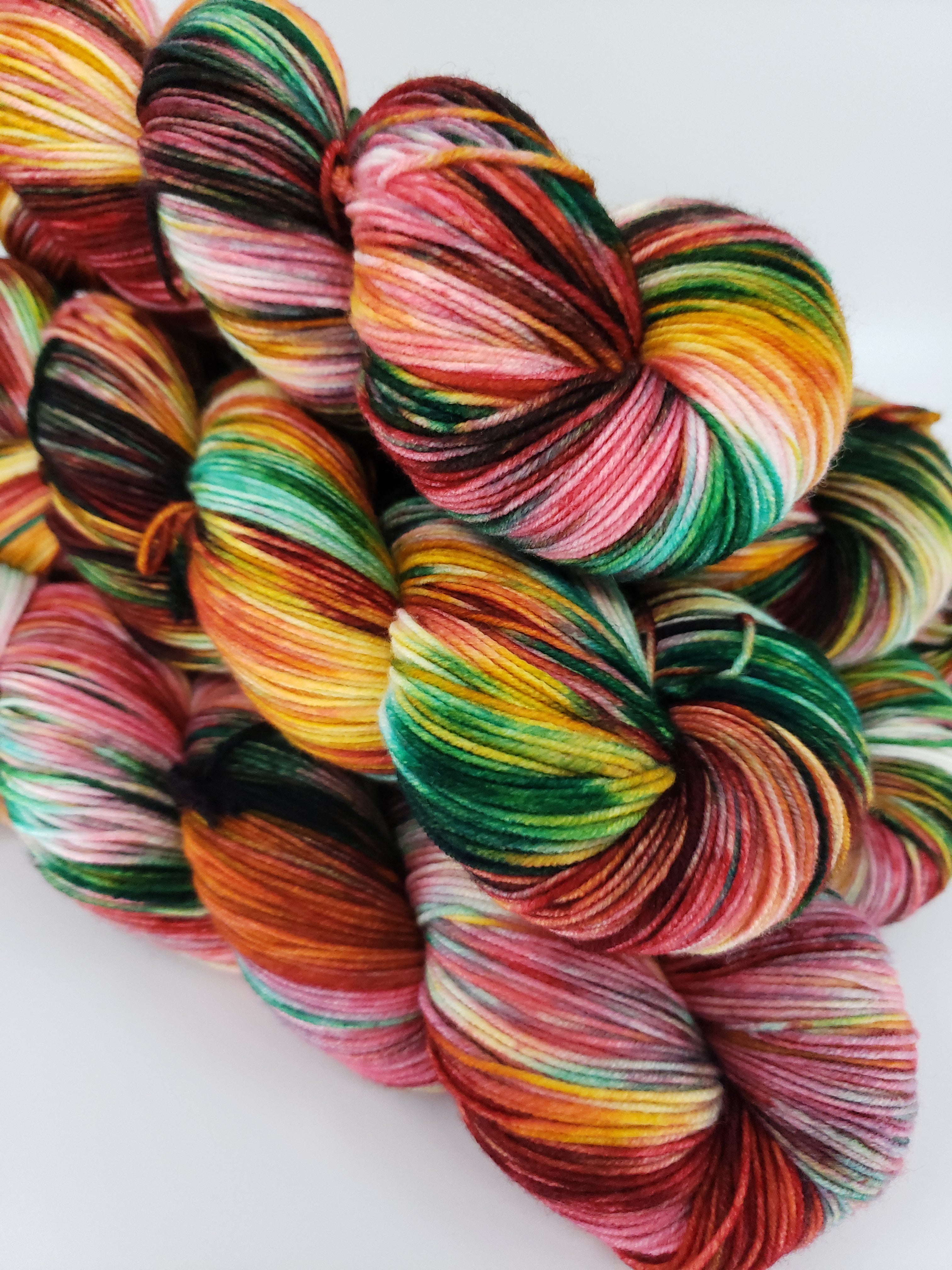 Fiesta - Variegated Merlin 100 - CHAOS Fiber Co