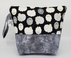 Fluffy Sheep - Grey - Project Bag - Small - CHAOS Fiber Co