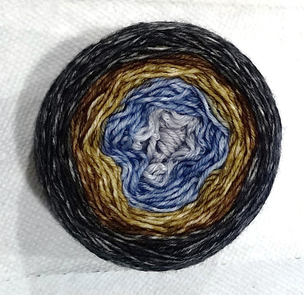 SteamPunk - Gradient - MS Sock 100 - Crafting My Chaos