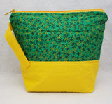Green and Yellow - Project Bag - Small - Crafting My Chaos
