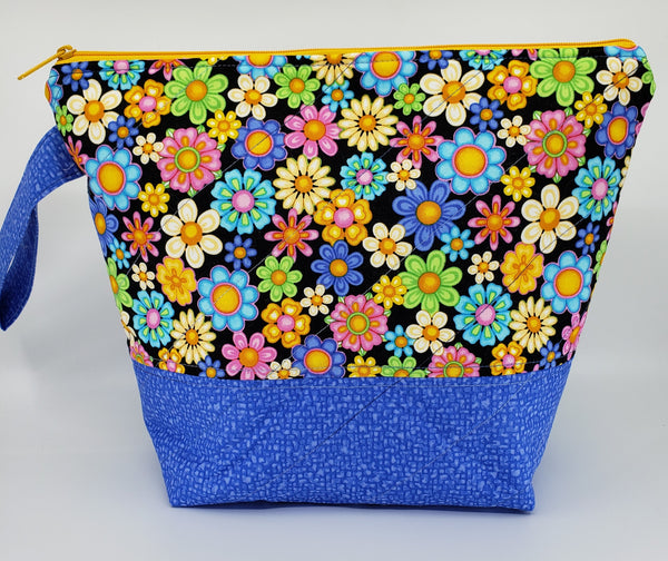 Happy Flowers - Project Bag - Medium