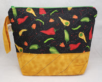 Hot Peppers - Project Bag - Medium - Crafting My Chaos