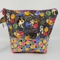 Kittens playing with Yarn - Project Bag - Small