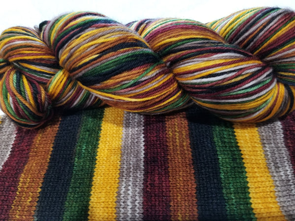 6 Indian Corn - Self-Striping - MS Sock 100 - Crafting My Chaos