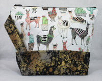 Llamas - Project Bag - Medium - Crafting My Chaos