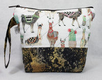 Llamas - Project Bag - Small - Crafting My Chaos