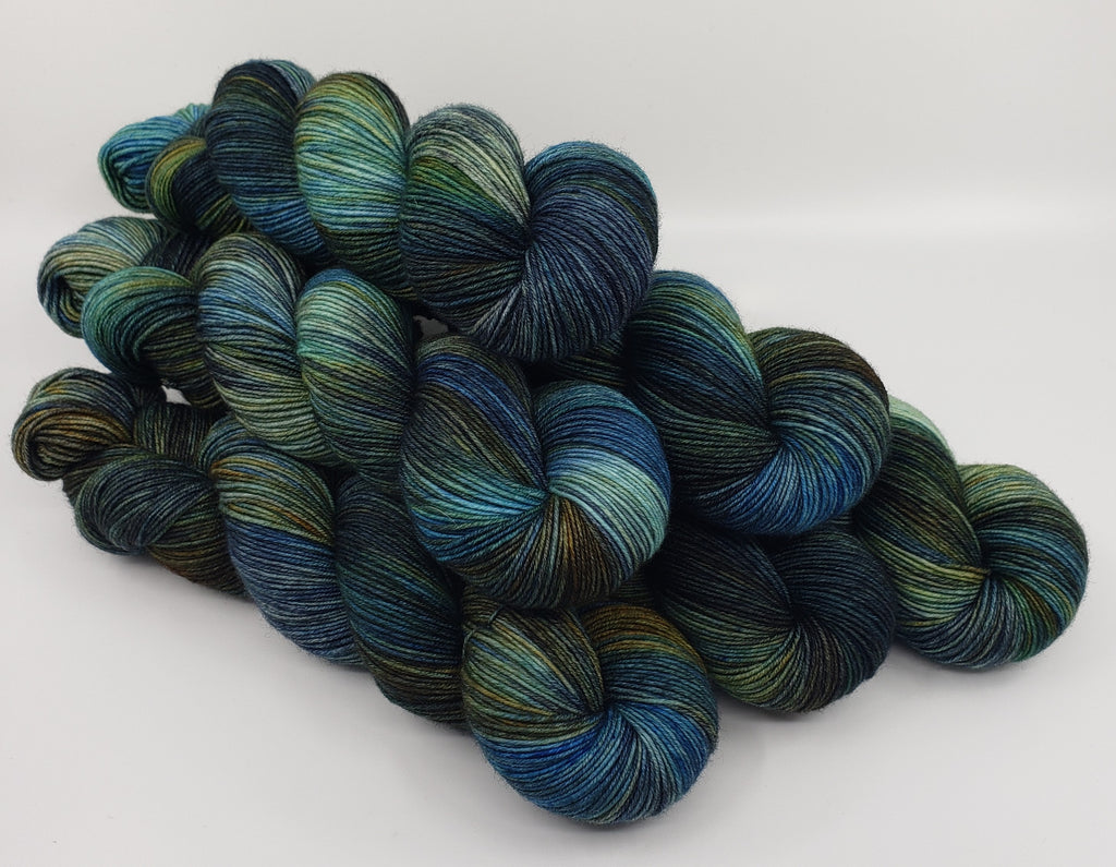 Moonlight Stroll - Variegated Merlin 100 - CHAOS Fiber Co