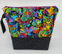 Painted Cats - Project Bag - Medium