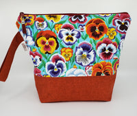 Pansies -  Project Bag - Medium
