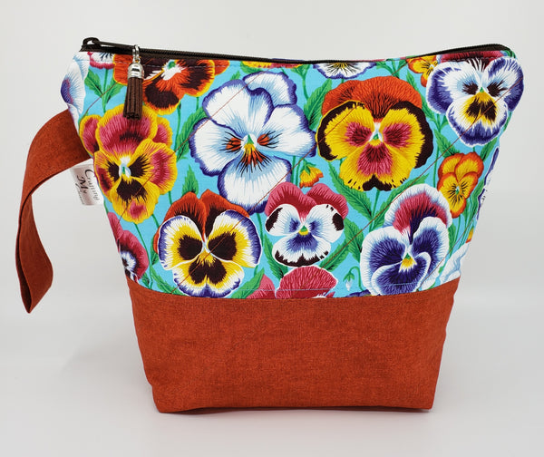 Pansies - Project Bag - Small