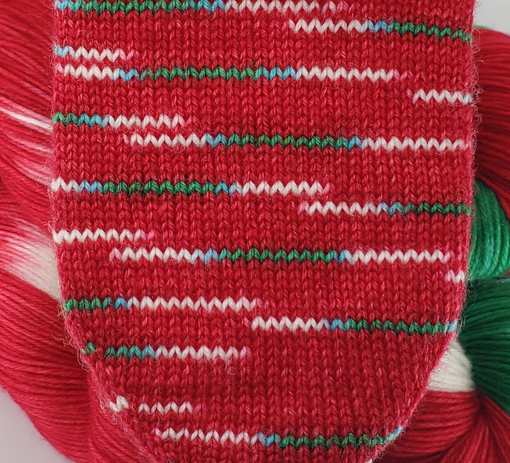 Christmas Party - MS Sock 100 - CHAOS Fiber Co
