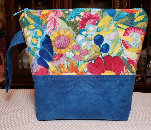 Pretty Flowers - Project Bag - Small