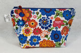 Primary Floral - Notions Bag - Crafting My Chaos