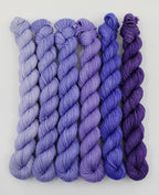 Purple Rain - Minis Gradient Set - CHAOS Fiber Co