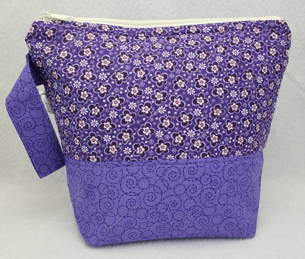 Purple on Purple - Project Bag - Small - Crafting My Chaos
